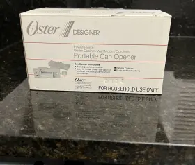 Oster 563-18 Can Opener Under The Cabinet Counter New In Box