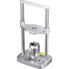 Oyezvary 744759440938 Foot Operated Metal Can Crusher With Spring Design For 12-24 Oz. Cans Eco-friend