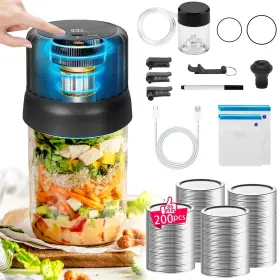 PJ-011 PEACEPEO Electric Mason Jar Vacuum Sealer Cordless