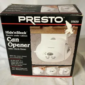 075741056500 PRESTO Hideft Sleek Electric Cabinet Opener Niob