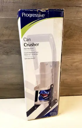 CC-90 PROGRESSIVE INTERNATIONAL Wall Soda Beer Crusher Boxed