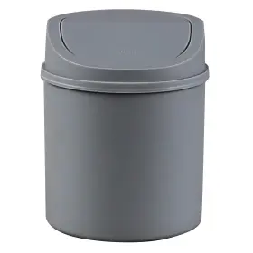 5012 QSKELY Mini Desktop Trash Garbage Swing Lid