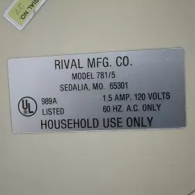 781-5 RIVAL Electric Opener #2
