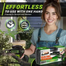 616421932235 ROYALSELLPRO Handle Mini Chainsaw Cordless Oiler #3