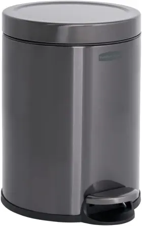 2179250 RUBBERMAID Steel Round Step Trash