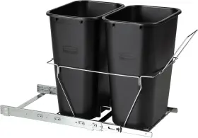 2181033 RUBBERMAID Kitchen Cabinet Trash Recycling