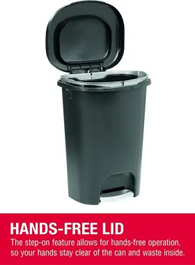 2187648 RUBBERMAID Classic Gallon Step Trash #3