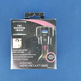 WSI-VS100 SHARPER IMAGE Wine Vacuum Seal Automatic