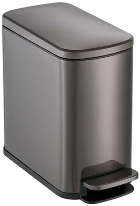 79696 SIMPLI-MAGIC Steel Bathroom Trash