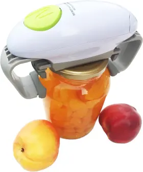 Sinmajor 313095118148 Automatic Electric Jar Opener For Seniors Fits Most Lid Sizes White