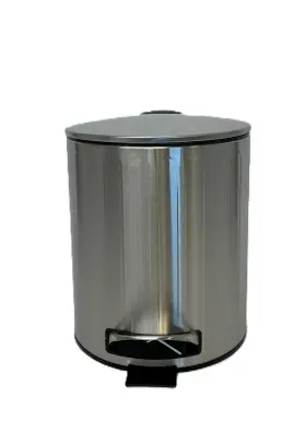 5LSATSPL SPLASH HOME Grayson Steel Step Wastebasket
