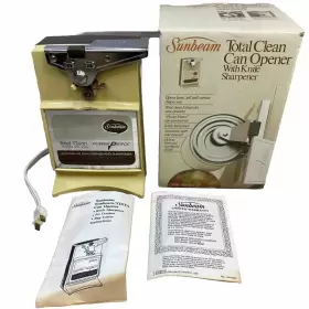 05096 SUNBEAM Total Clean Power Pierce Opener Knife Sharpener