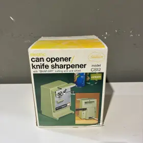 Sunbeam Cs12 Vintage 70 S Electric Can Opener / Knife Sharpener