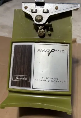 CS25 SUNBEAM Power Pierce Automatic Opener Sharpener