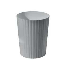 Teiukax Tx20250818 Trash Can - Small Waste Basketbin 2 9.87 In X 7.8 6.3 Grey