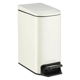 TIPGO-CREAM-6L TIPGO Bathroom Trash Lid Close Gallon