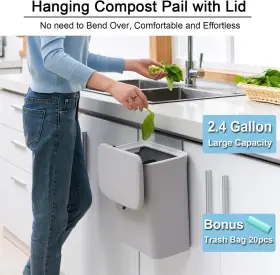 779584595669 TIYAFURO Gallon Kitchen Compost Counter Top Sink #2