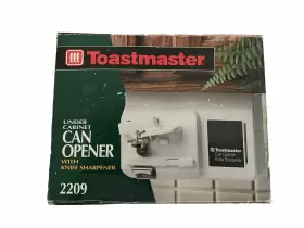 2209 TOASTMASTER Cabinet Electric Opener Knife Sharpener