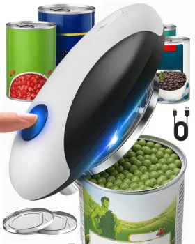 Torlaist 739474962650 Electric Can Opener One Touch Safety Automatic - Easy Smooth Edge