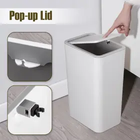 AMZUSIJS01GRY040012 TRASHAID Bathroom Trash Lid Gallon Pack #3