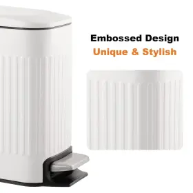 AMZUSIJS01WHT010031 TRASHAID Bathroom Trash Lid Close #3