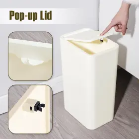 AMZUSIJS01WHT040012 TRASHAID Bathroom Trash Lid Gallon Pack #3