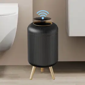 Uralfa 11003 Motion Sensor Trash Can With Lid 3 Gallon / 11 L Gal Auto Black