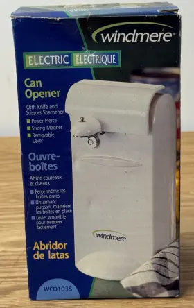 WCO103S ELECTRIC Windmere Opener Knife Scissor Sharpener