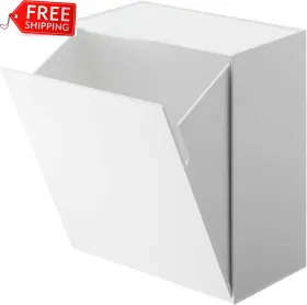 5429 YAMAZAKI HOME Tower Wall Lid Tray Storage Container