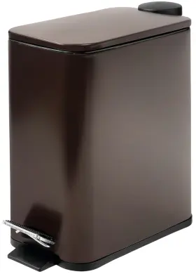 810122833598 ZAHARI HOME Steel Trash Lid Step Pedal Squared