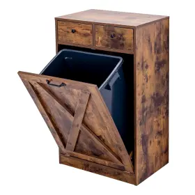 10031 ZVYTEAY Gallons Tilt Trash Cabinet Wooden
