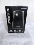 Proctor Silex 75217ps Electric Can Opener Built In Knife Sharpener Black. Fixed Price $27.49.
