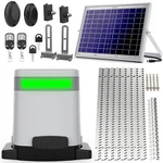 Bl Tezeit 1400lbs Automatic Sliding Gate Opener Wifi&solar Power&battery Backup. Fixed Price $319.99.