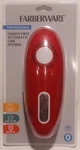 Farberware 5192598 Red & White Plastic Aa Batt. Operated Automatic Can Opener -q. Fixed Price $18.77.