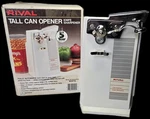 Rare Vintage Rival Can Opener W/ Knife Sharpener Cream Model Cn740/3 Made In Usa. Fixed Price $35.00.