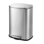 Qualiazero 50l / 13.2 Gallon Rectangular Step Can - Silver Gallons. Fixed Price $43.97.