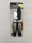 Farberware Professional Stainless Steel Can Opener W/ Built-in Bottle. Fixed Price $17.95.