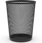 Zuvo Mesh Wastebasket Black Metal Wire Garbage Trash Can For Office Home Bedroo. Fixed Price $18.00.