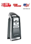 Hamilton Beach Smooth Edge Automatic Electric Can Opener, Black & Stainless. Fixed Price $37.99.