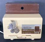 Sunbeam Open All Under Cabinet Electric Can Opener Almond Tested Works 1984. Fixed Price $29.95.