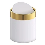 Mini Trash Can Metal Tiny Garbage Bin For Desk Countertop Coffee Bar Makeup Vani. Fixed Price $29.77.