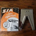 Vintage Zim Jar Opener Chrome Under Cabinet Wall Mount Open Box Made In Usa. Fixed Price $22.01.