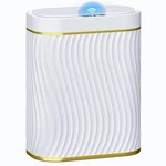 Bathroom Small Trash Can With Automatic Touchless Lid, 2.6 Gallon Smart Garba.... Fixed Price $37.10.