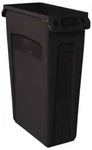 Rubbermaid Fg354060bla 23 Gal Rectangle Black Trash Can Polyethylene. Fixed Price $88.78.