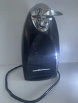 Hamilton Beach Black Electric Extra Tall Can Opener 76702 Works. Fixed Price $26.88.
