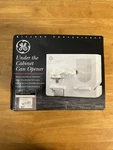 Ge Under Cabinet Space Saver Can Opener 106802 Knife Sharpener Open Box. Fixed Price $42.00.