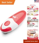 Electric Can Opener Automatic Battery Operated Smooth Edge Kitchen Gadget. Fixed Price $62.23.