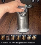 Cuisinart Stainless Steel Electric Can Opener Sco-60 Silver Kitchen Appliance. Fixed Price $30.00.