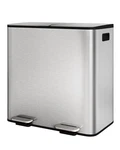 Organize Kitchen Waste Easily - Dual 10.6 Gal Stainless Steel Trash Can. Fixed Price $209.99.