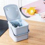 Minky Homecare Kitchen Compost Bin Countertop Food Waste Caddy Light Gray. Fixed Price $35.99.